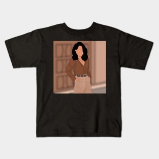 Flat portrait Kids T-Shirt